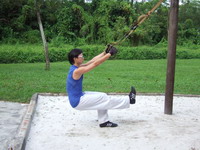 TRX single leg squat
